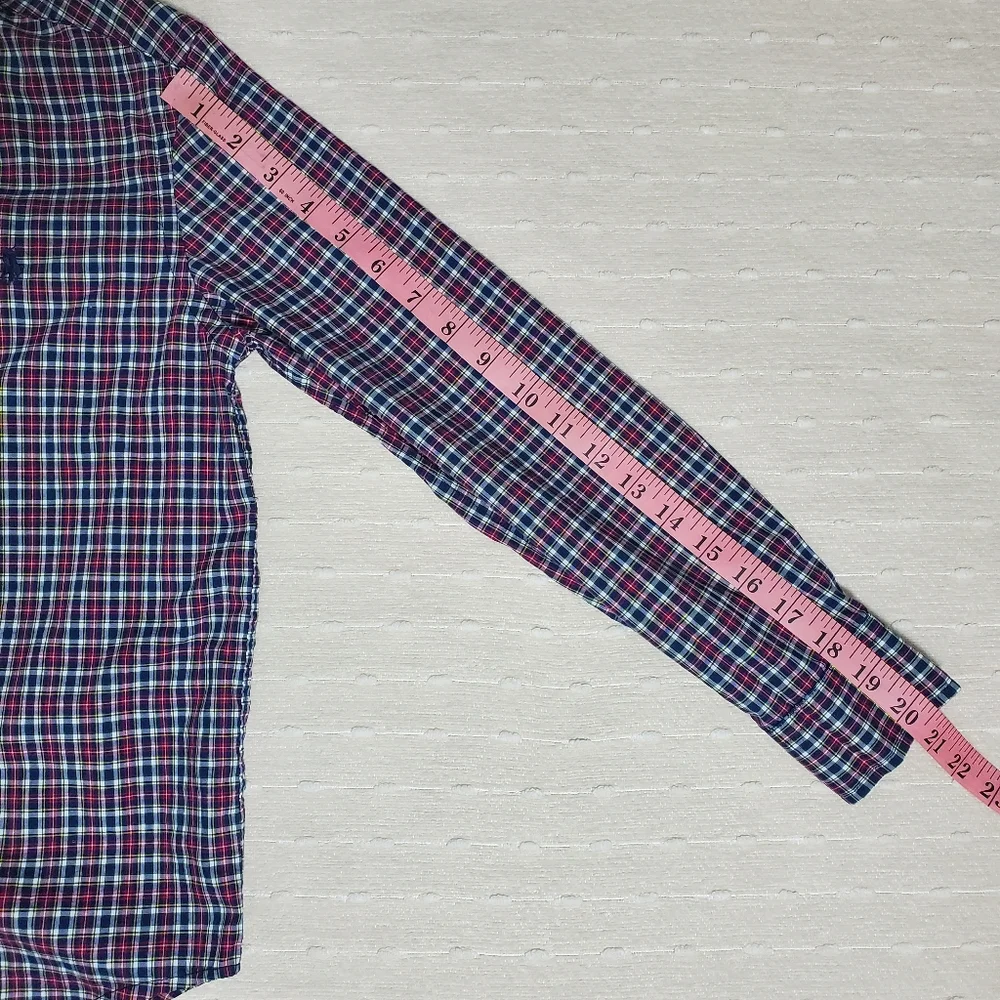 Ralph‎ Lauren Kids Plaid Button-down Long Sleeve Shirt. Size: M (10-12)